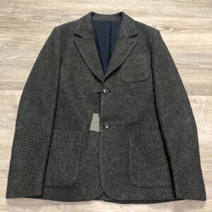 Emile Lafaurie Chore Jacket Men's SZ 50 Large Gray Coat‎ Blazer Work Painter